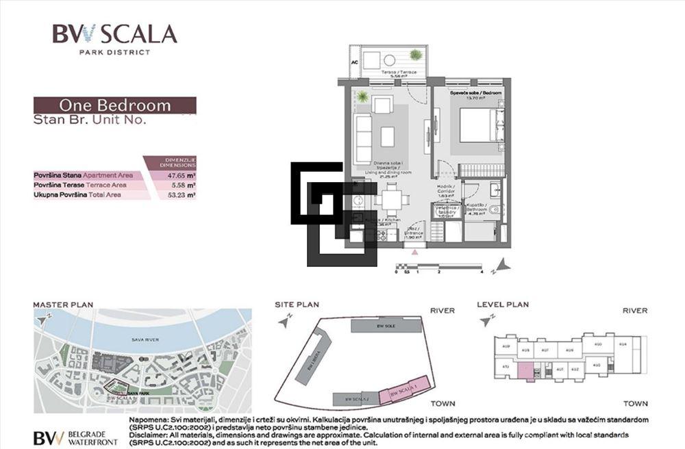 BW Scala, fantastičan 2.0 stan, 53,23 m2 ID#1099 1.250 €